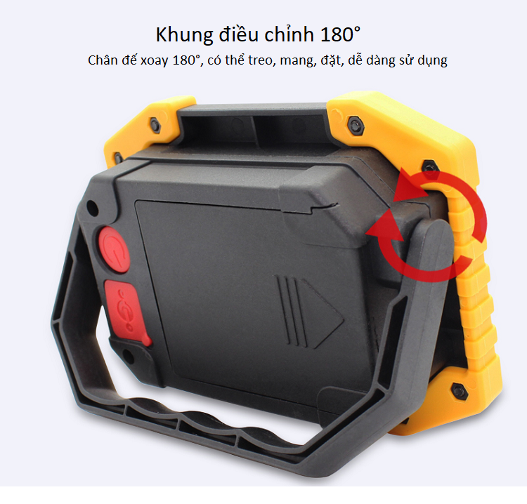 Đèn Led Siêu Sáng Sạc Điện Đa Năng Công Suất 10W