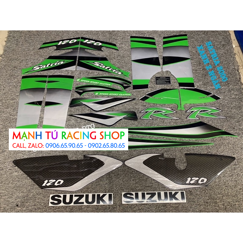 Tem satria 2000 đủ màu - rgv - tem 3 lớp