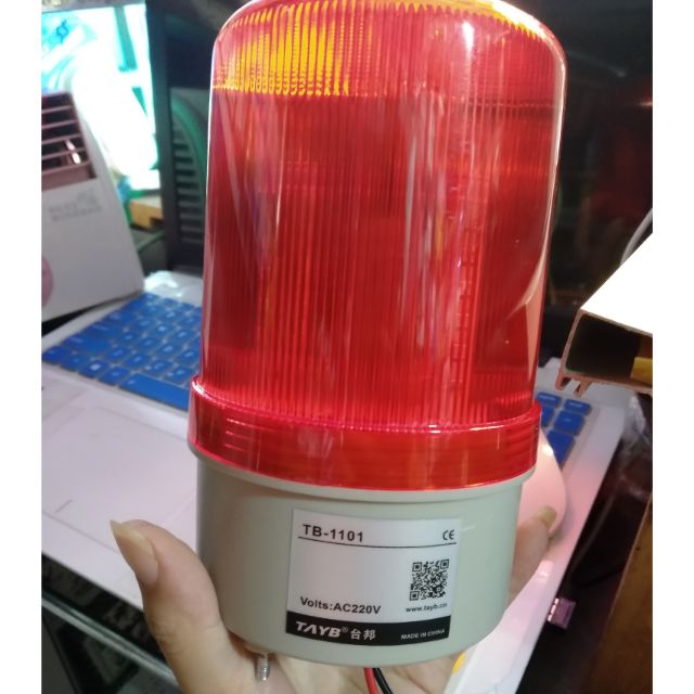 Đèn xoay cảnh báo mã TB-1101điện 220v và 24v