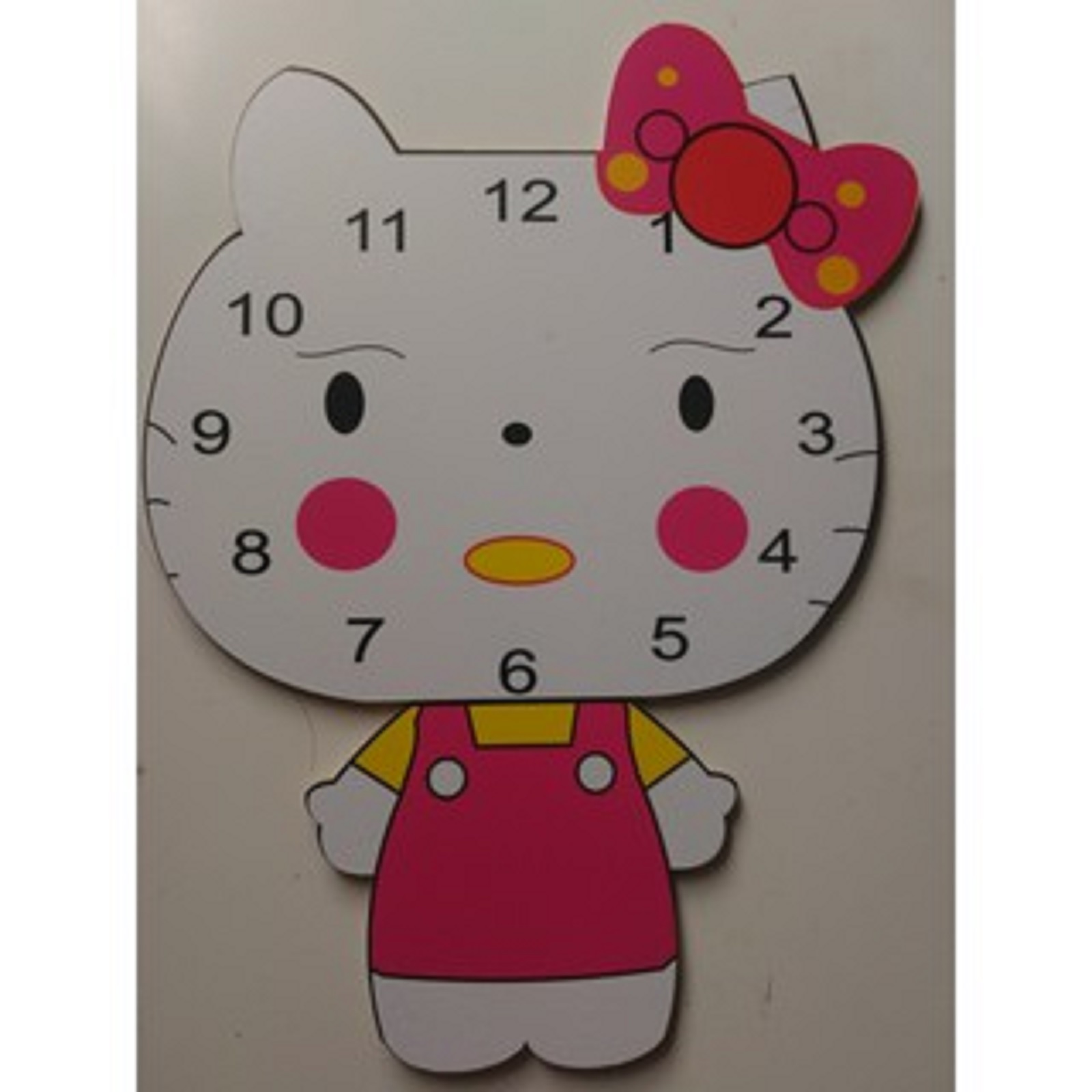 ( Freeship ) đồng hồ treo tường mèo kitty