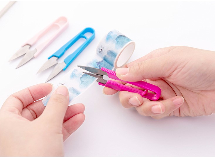 [HCM]COMBO 5 KÉO BẤM CHỈ CÁN NHỰA