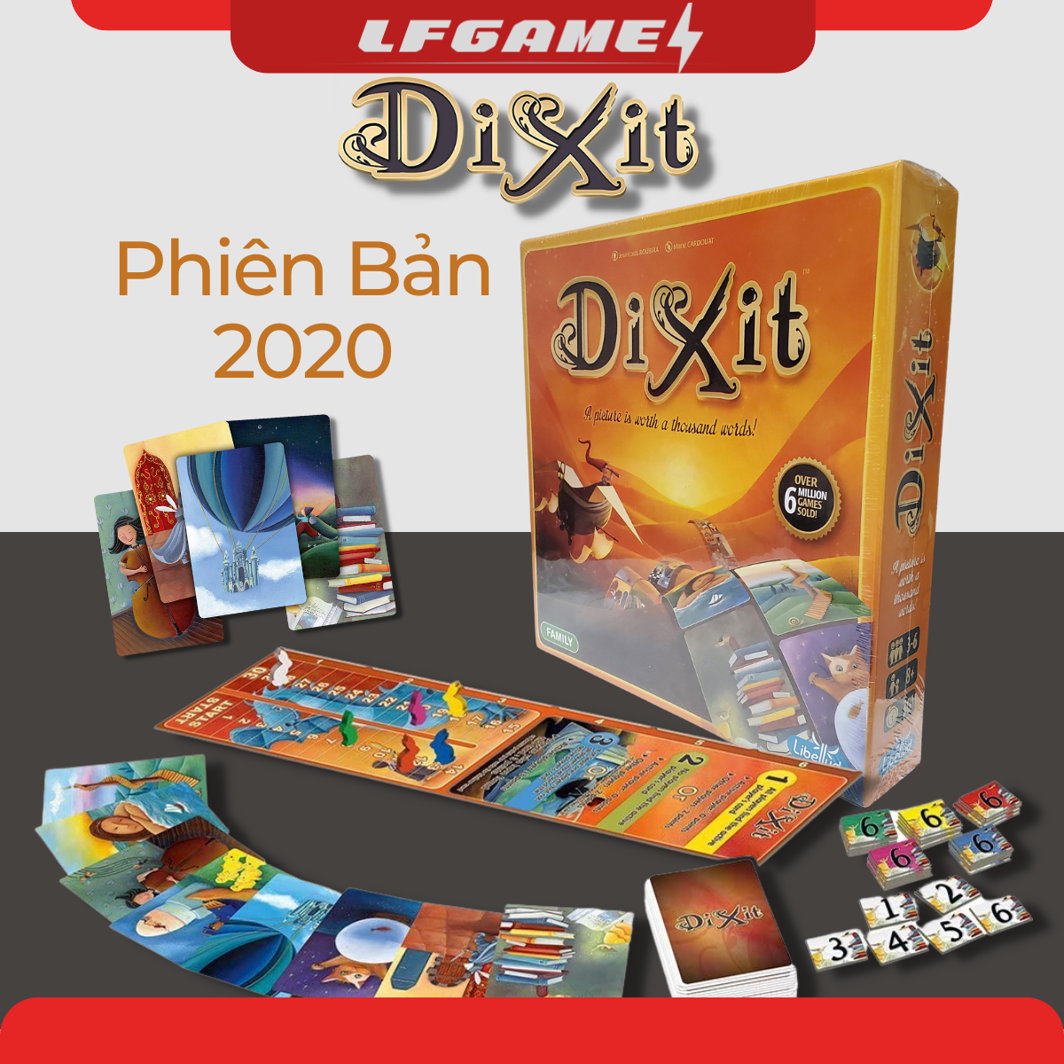 [CAO CẤP] Trò Chơi  BoardGame Boardgame DIXIT Câu Chuyện Mộng Mơ Hay