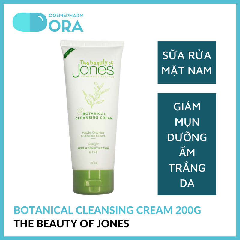 Sữa rửa mặt cho nam Botanical Cleansing Cream 200g