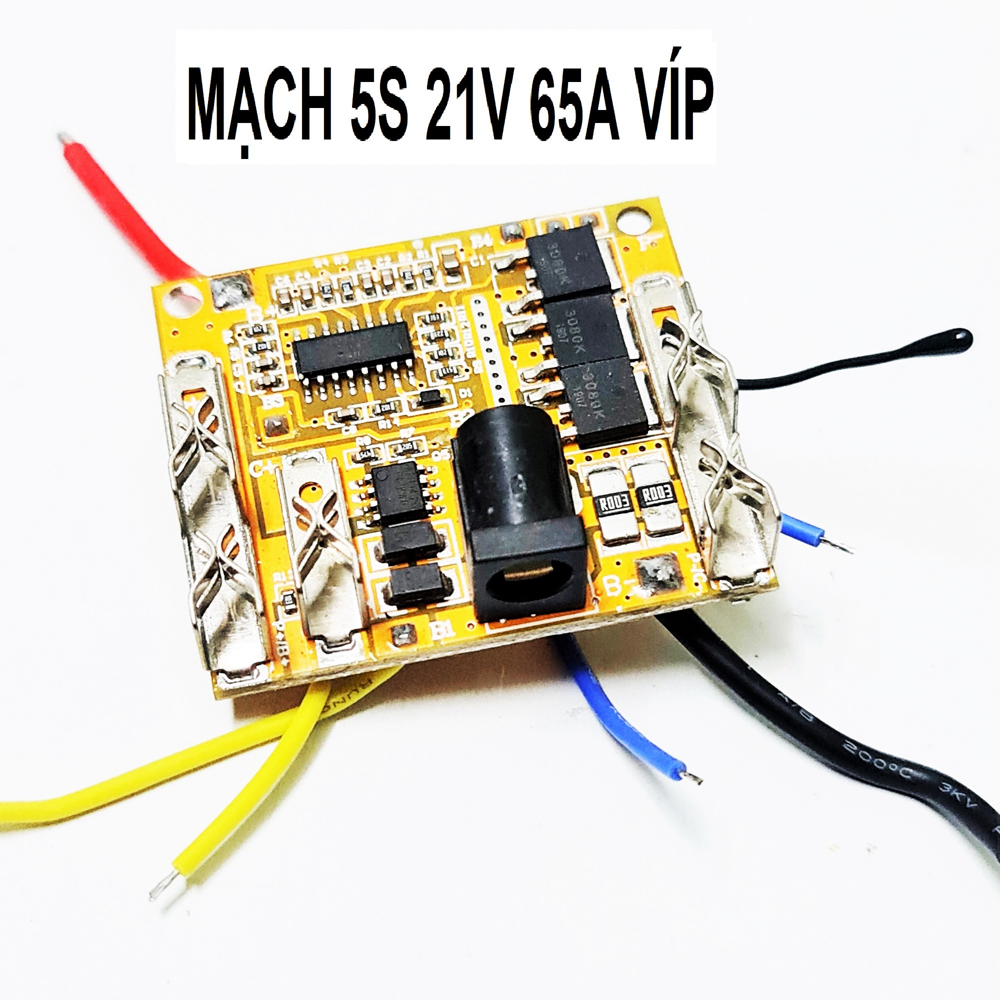 Mạch 5s 21v 45A 65A - Mạch bảo vệ sạc xả cho khối pin 10 Cell 18650, Bảo vệ quá tải, tự ngắt khi đầy và hết điện 18V-21V