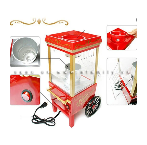 Máy nổ bỏng ngô bắp rang bơ mini