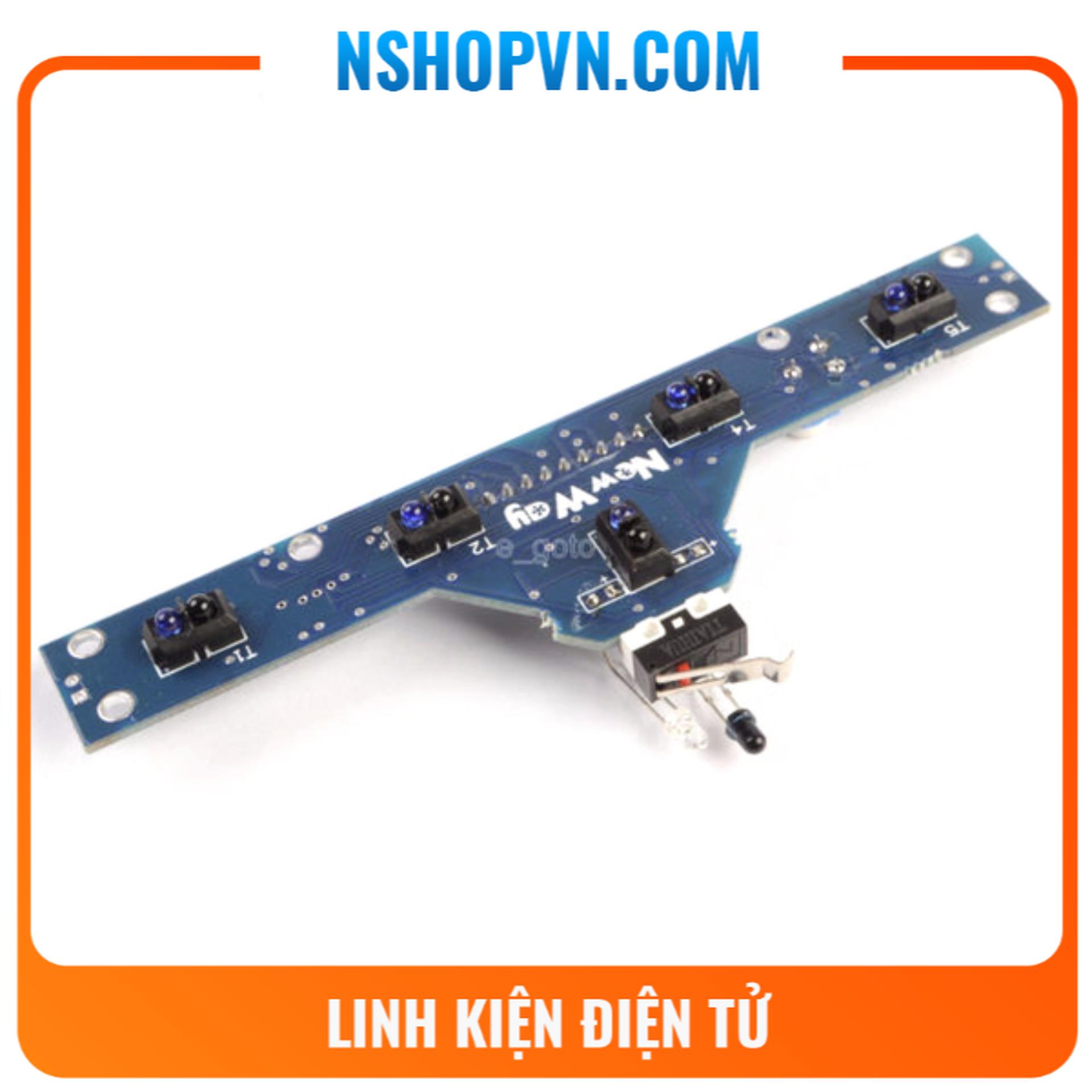 Cảm biến dò line thanh 5 led + tránh vật cản