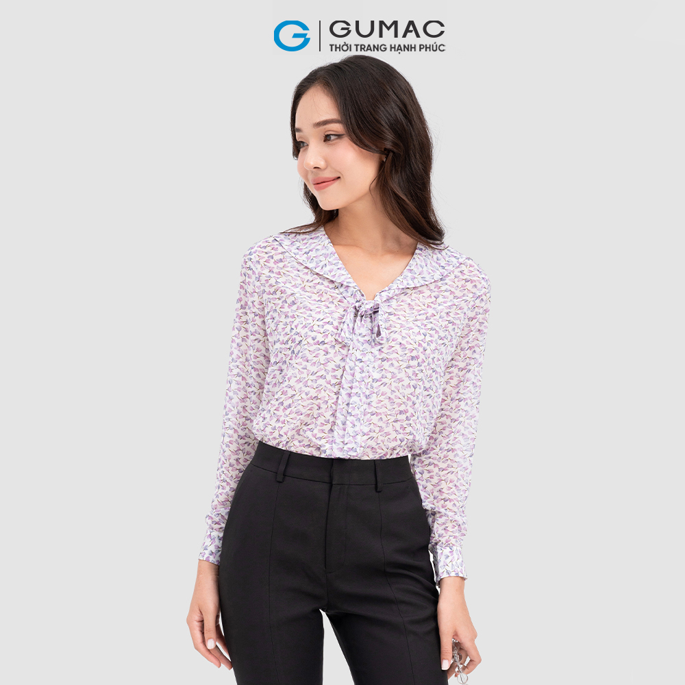 Áo kiểu bâu thủy thủ thời trang GUMAC LA1104