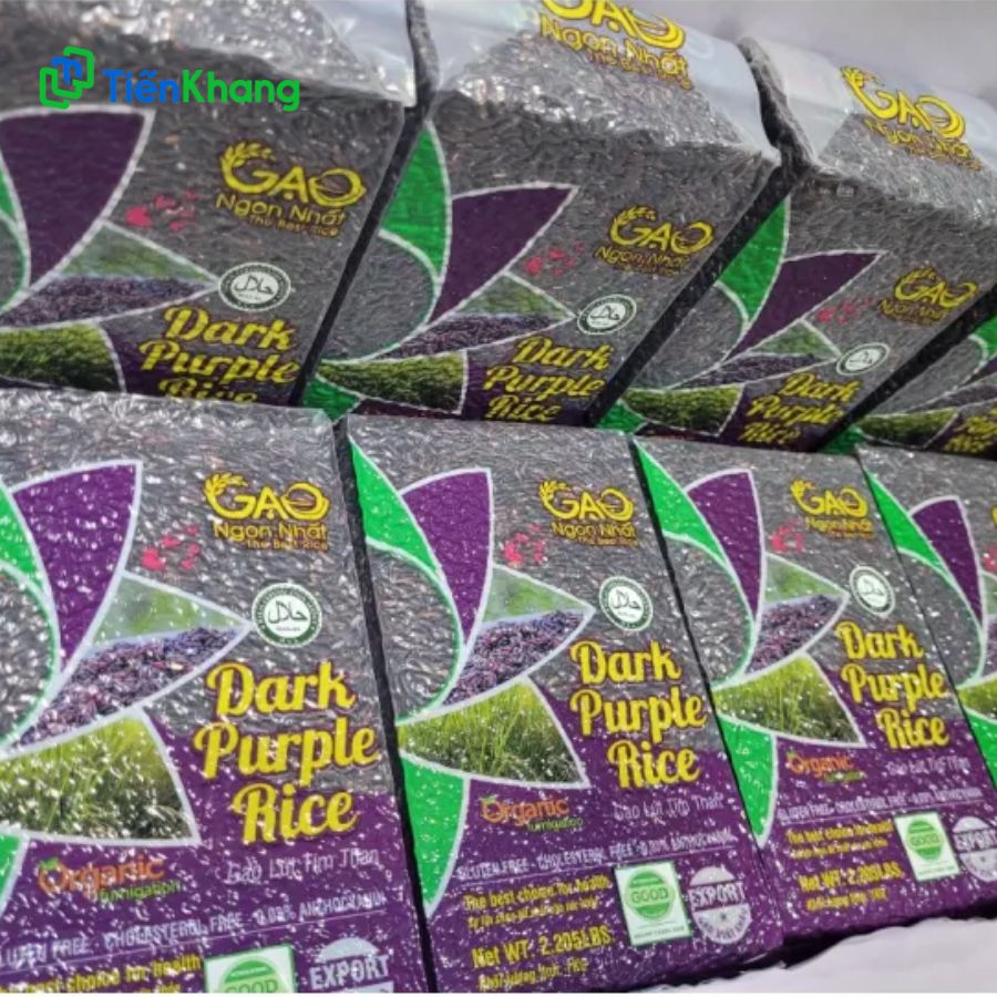 Gạo lứt tím than export - Túi (1kg)