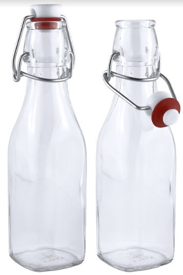 [HCM]combo 5 chai thủy tinh nút gài 250ml500ml1000ml