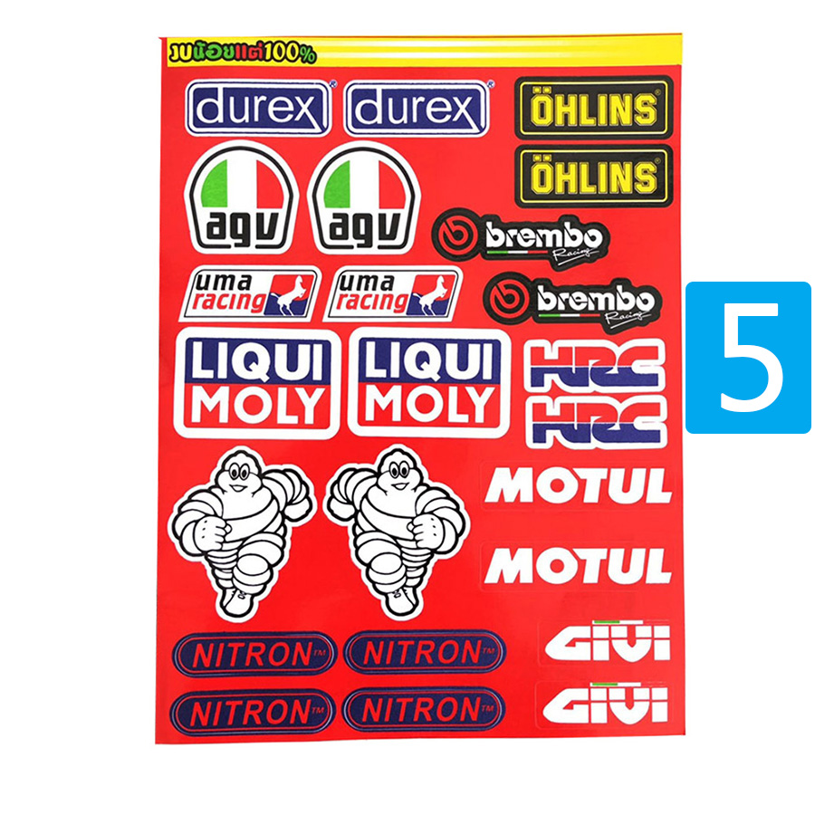 [HCM]Tem Dán Xe Máy  Đề Can  Logo [ Chọn theo số ]