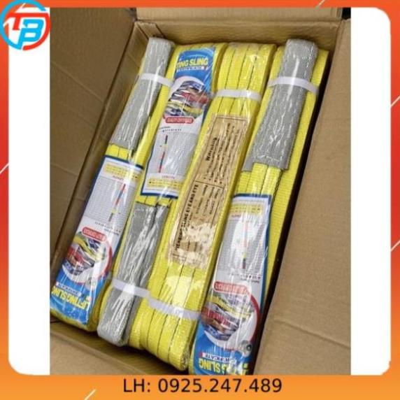 Dây Cáp Vải Cẩu Hàng (Dây Bẹ - Đủ Size) cáp thép Thái Bình Vina