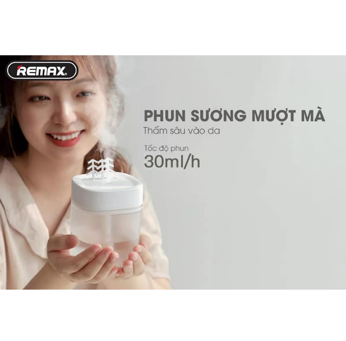 [HCM]Máy Tạo Độ Ẩm Để Bàn Remax Rl-Hm01 Black Forest Series