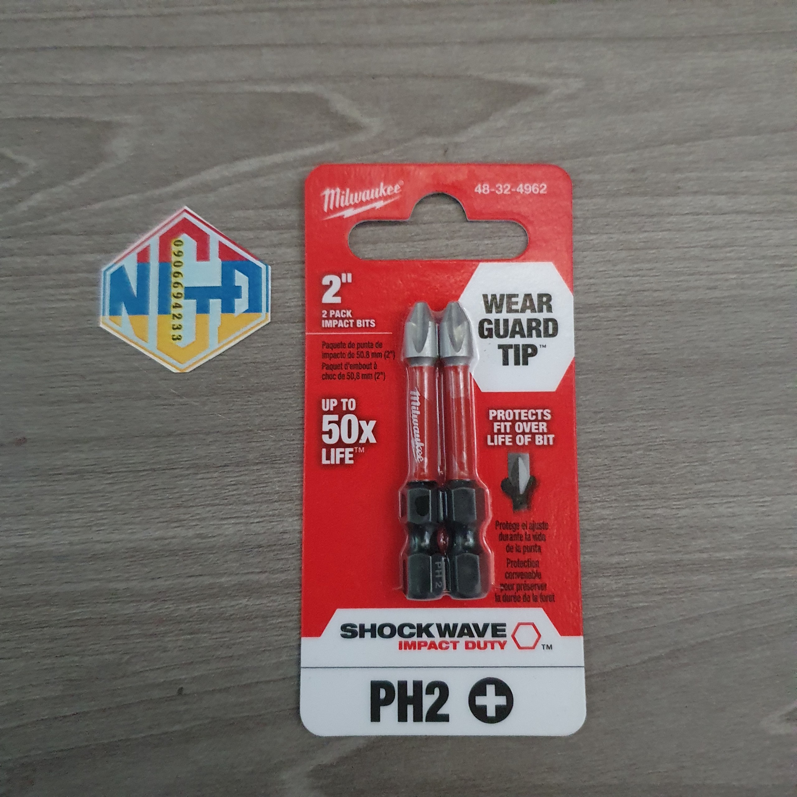 Mũi bắn vít PH2 dài 5.5cm Milwaukee