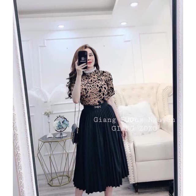 (ẢNH THẬT) CHÂN VÁY XẾP LY DÁNG DÀI, MINHQUANG 2017