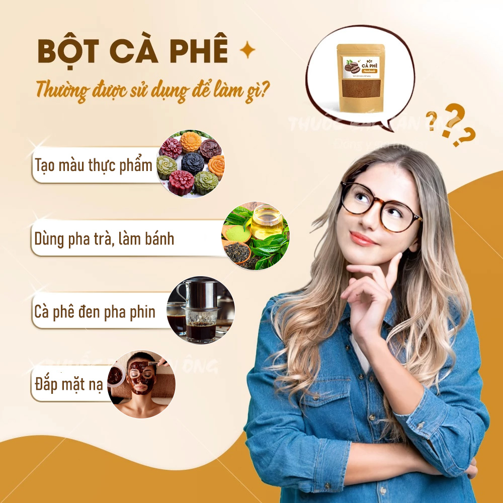 Bột cà phê 100g (Cafe tẩy da chết, dưỡng trắng da)
