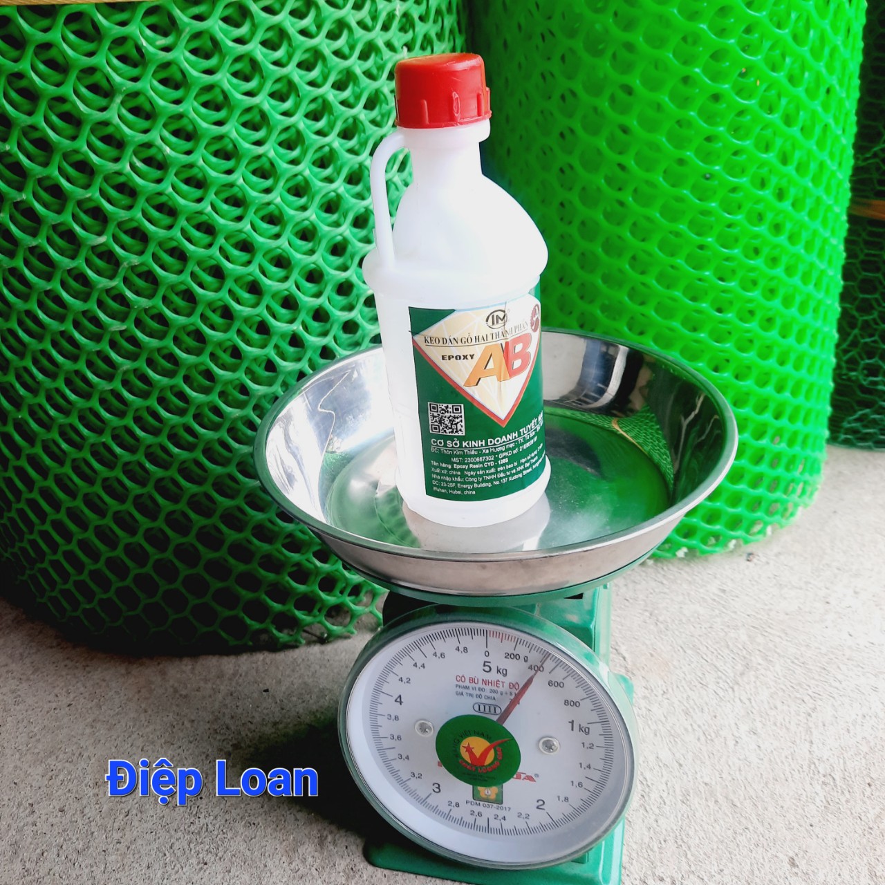 Keo AB dán gỗ EPOXY 800gam ( 400gam keo A + 400gam keo B)