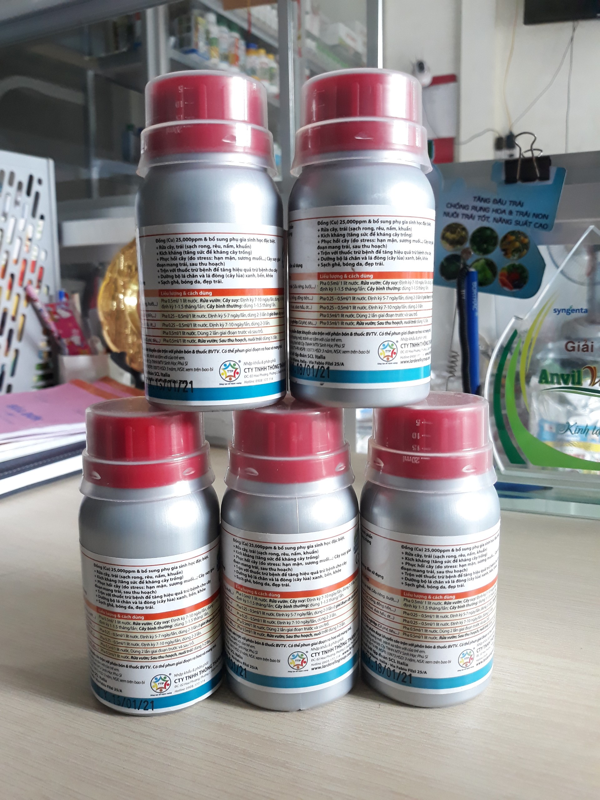 MANTUS nhân sâm cho cây trồng chai 100ml