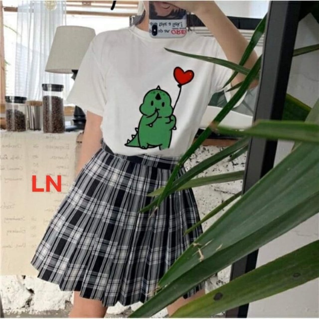 Áo phông khủng Long thả tim đỏ LN12