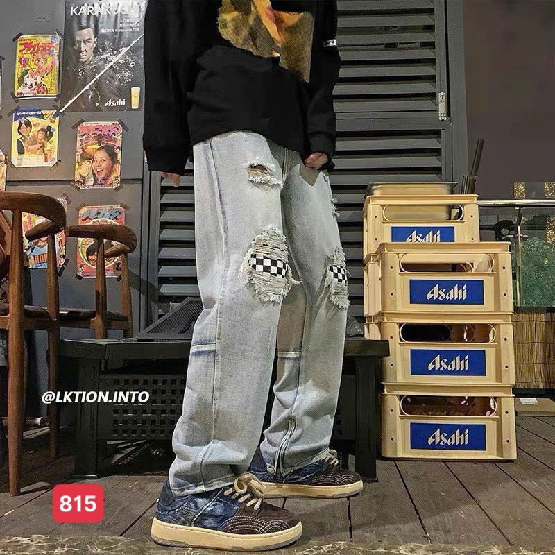 [HCM]Quần Jean Nam Jean Nam Đẹp Quần Bò Nam Rách Chất Vải Đẹp Phom Dáng Body Không Xù Không Bai Màu ( Hình Thật Có Kèm Video) Thời Trang Phong Cách DG-SHOP MS4043