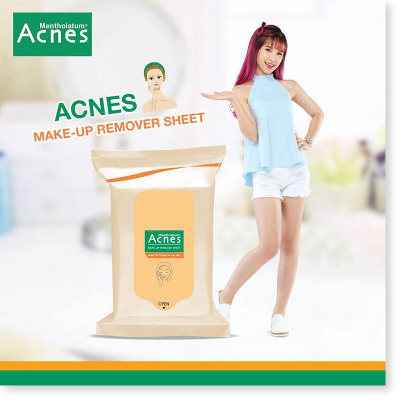 Khăn tẩy trang Acnes Make Up Remover Sheet (20 miếng)