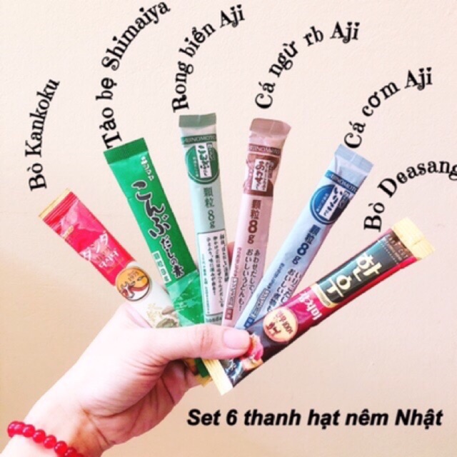 Hạt nêm thanh Nhật Bản (1 thanh dùng thử)