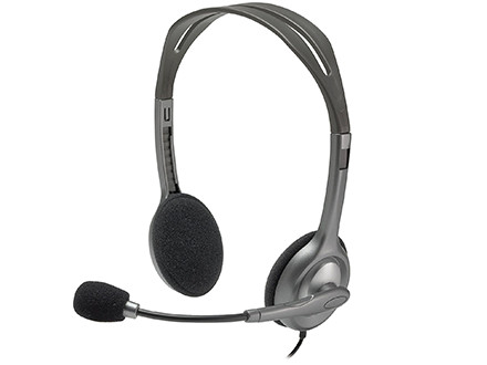 Tai nghe On-ear Logitech H111 (Bạc) chính hãng