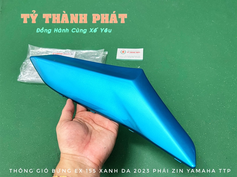 Cánh yếm bửng nhỏ Ex 155 Xanh Da 1344 đời 23 Phải ( xe Xanh Bạc Đen bản giới hạn ) (1 Cái)