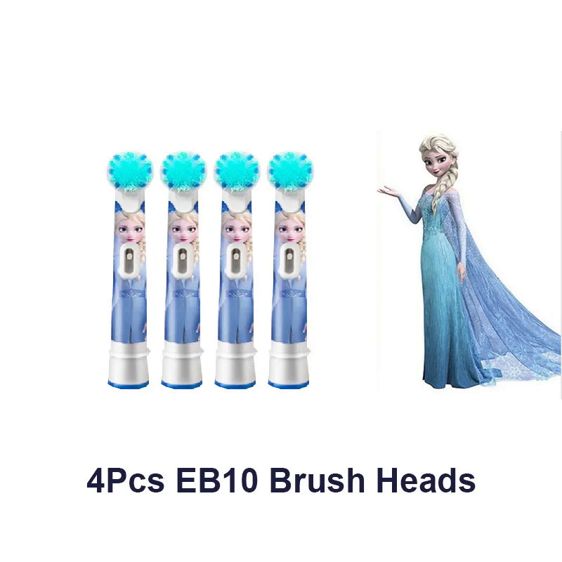 Oral B Kid của thay thế đầu bàn chải giai đoạn điện eb10 bàn chải mềm nạp cho Miệng B trẻ em bàn chải đánh răng điện 3 tuổi