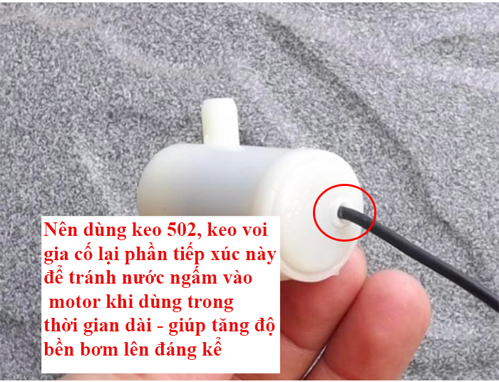 Máy Bơm Chìm Mini 3V - 5V (có combo 2 | 4 | 10 chiếc )