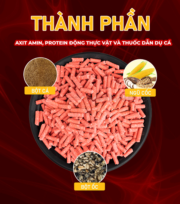 [Có sẵn] [Ảnh thật] [Chính hãng] Mồi hạt Kim Long câu cá Trắm, Chép vị Ốc