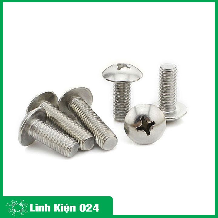 Combo 10 vít sắt M36 chiều dài 0.5cm, 1cm, 2cm, 3cm, 4cm tùy chọn