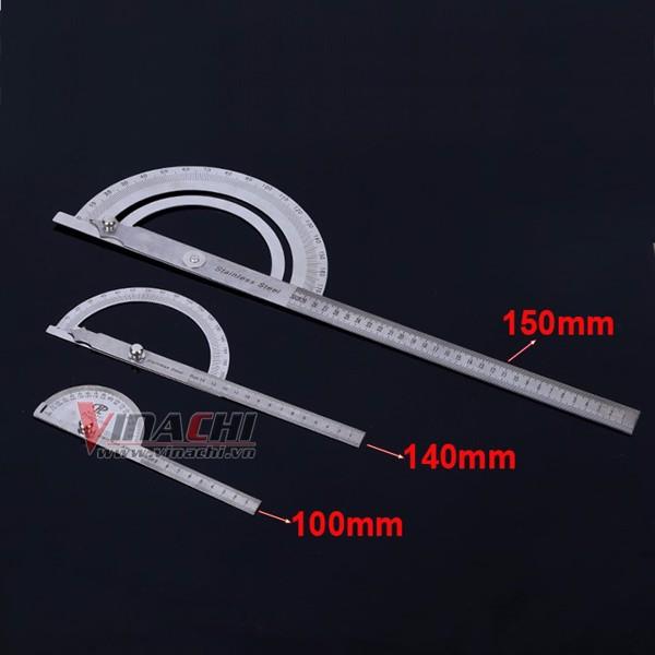 Thước đo góc 180 độ Stainless