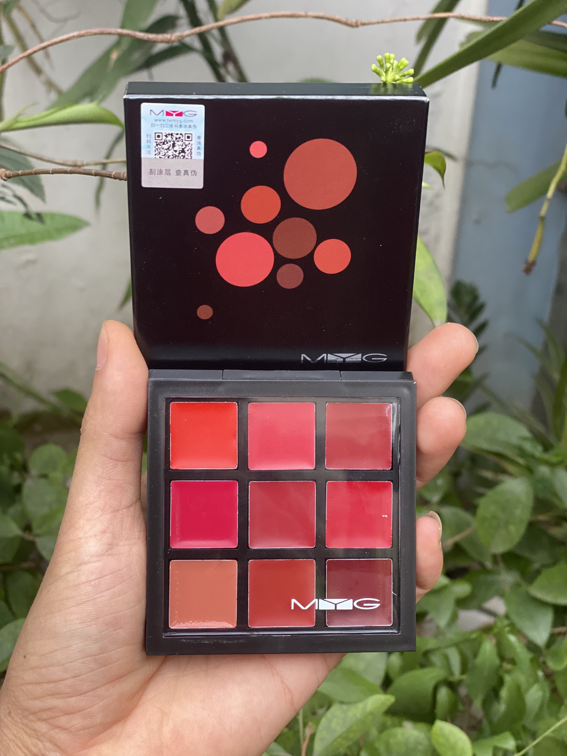 Bảng son 9 ô nội địa Trung