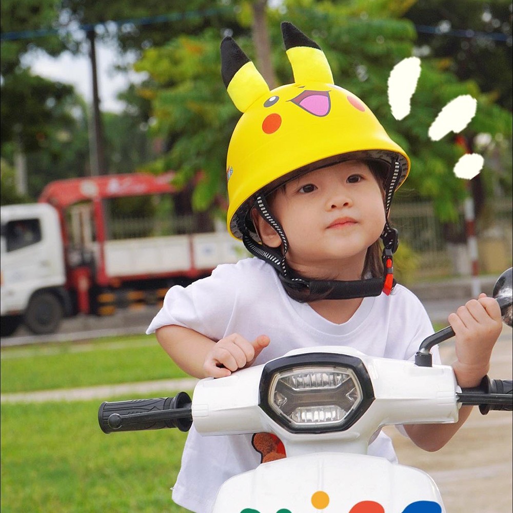Nón Bảo Hiểm Pikachu Cho Bé Từ 2-6 Tuổi