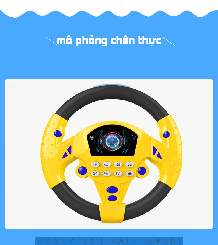 Đồ chơi mô phỏng vô lăng lái xe cho bé