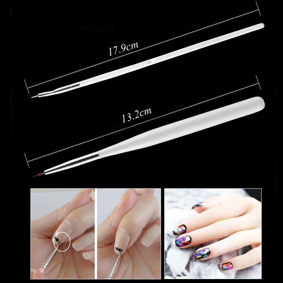 Set 15 Cọ Và Bút Vẽ Móng Chuyên Nghiệp (Màu ngẫu nhiên)