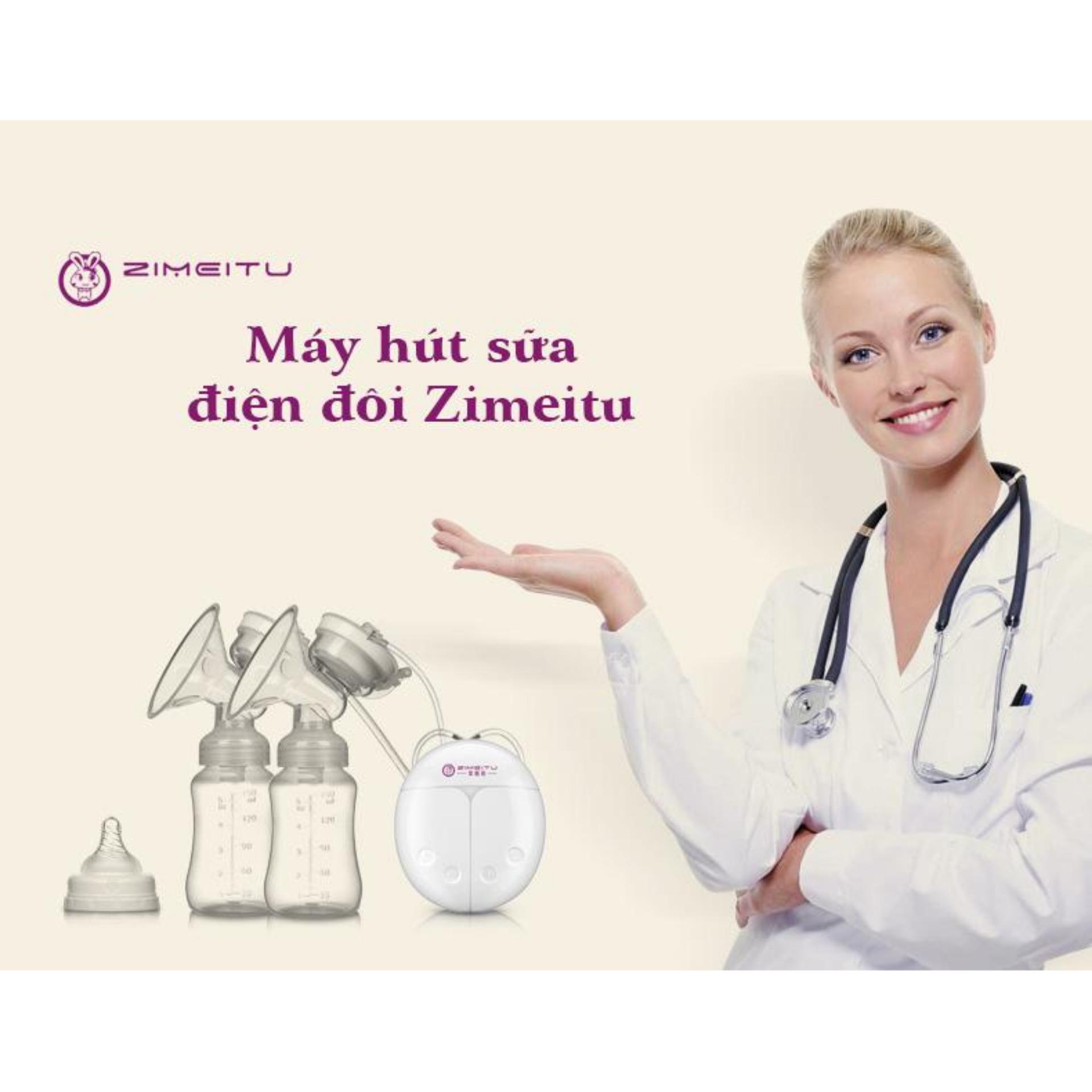 Máy hút sữa đôi Zimeitu breast pump