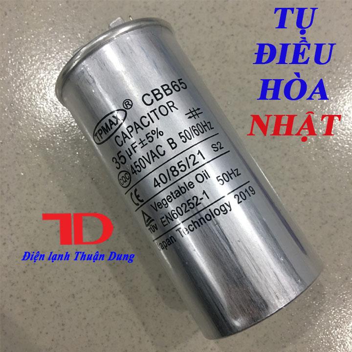 Tụ điều hòa CAPA NHẬT 35uF, Capacitor TPMAX - Điện Lạnh Thuận Dung