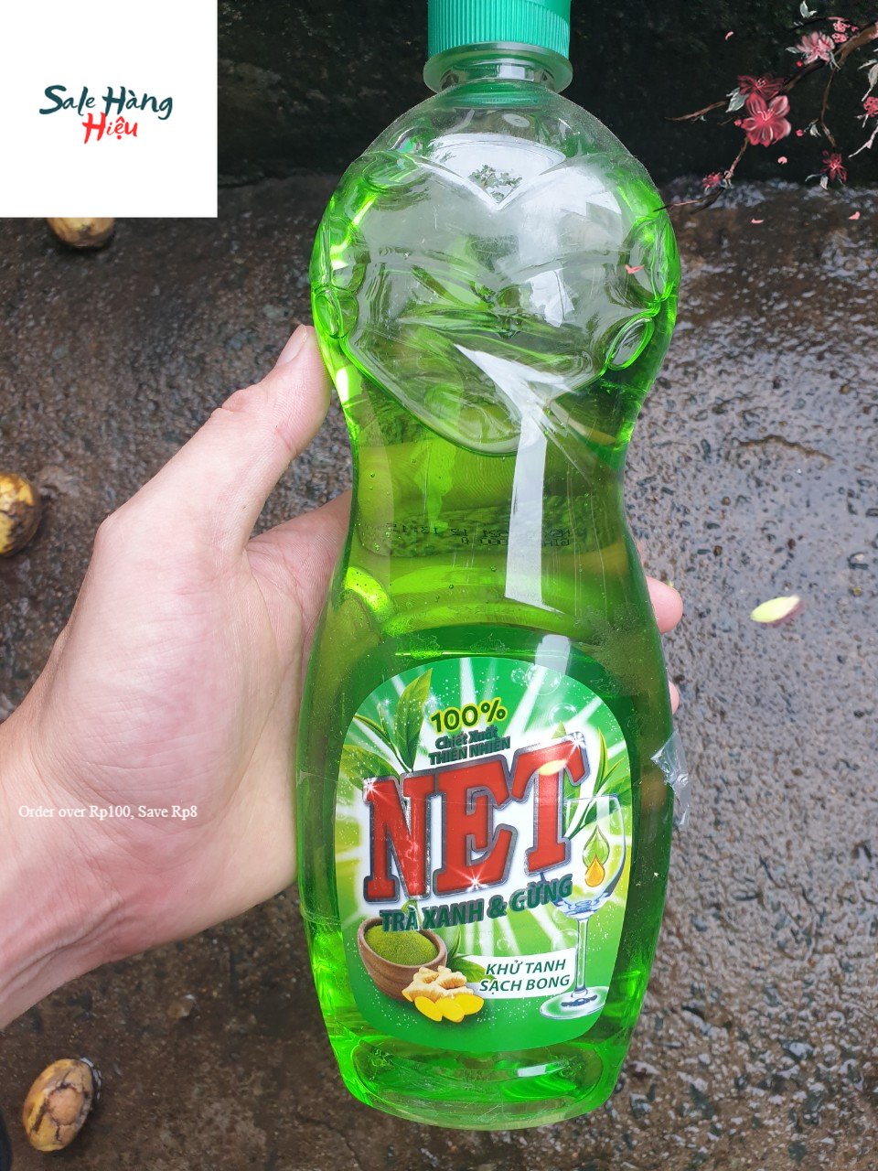 [HCM] Nước Rửa Chén NET Trà Xanh & Gừng 750ml