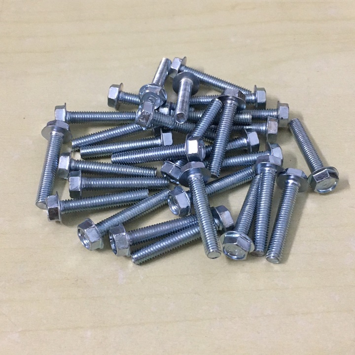 50 CON - M5x30mm BULONG LIỀN LÔNG ĐỀN - BULON LÔNG ĐỀN