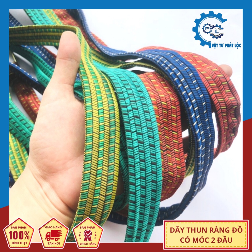 Dây ràng - Dây thun chằng đồ có móc 2 đầu đa dạng mẫu mã và nhiều độ dài để lựa chọn