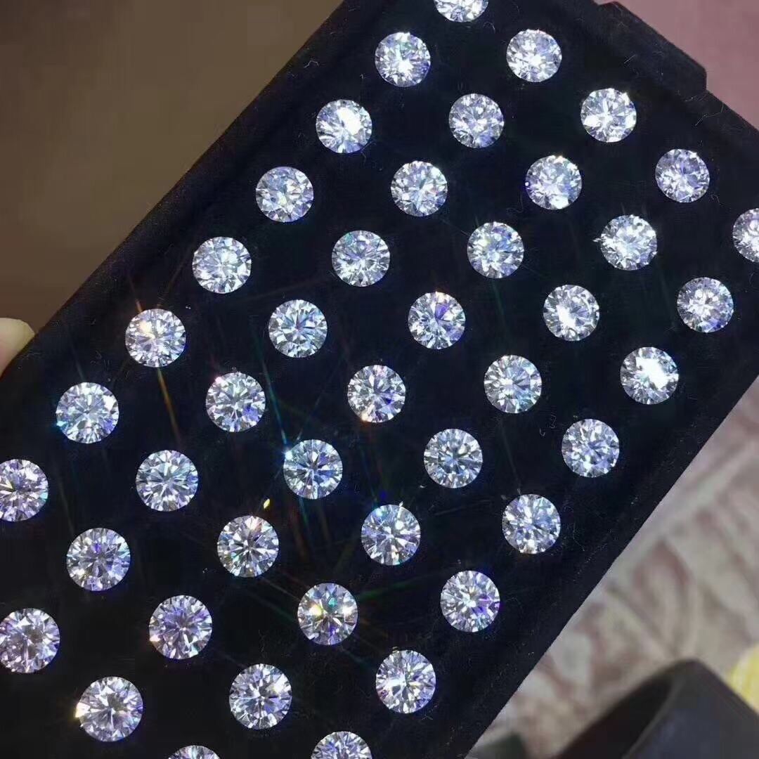 Kim cương nhân tạo -D/FL - xoàn mỹ - moissanite tặng kèm giấy giám định quốc tế GRA