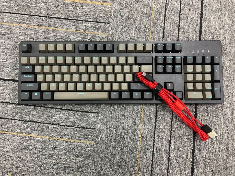 Bàn phím cơ E-Dra EK3104 Pro Cherry SKY DOLCH (sử dụng keycaps PBT SKY DOLCH cao cấp) BH 2 năm