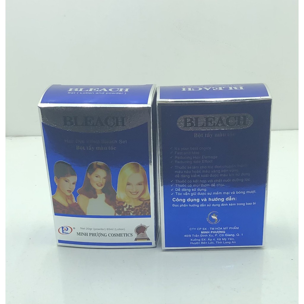 Bột tẩy tóc Minh Phượng- Tự tẩy tóc tại nhà..