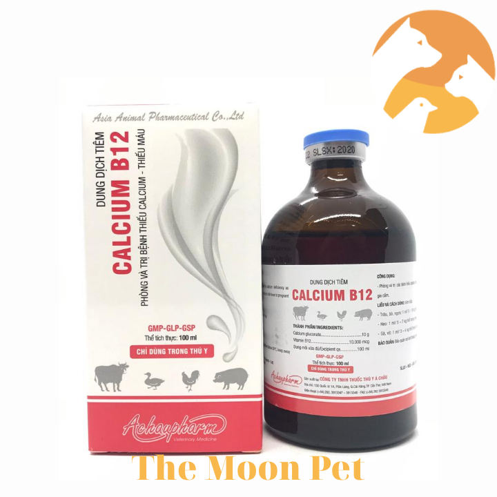 Calcium B12 AC [100 ml] Gà đá phòng các chứng thiếu calcium, thiếu máu