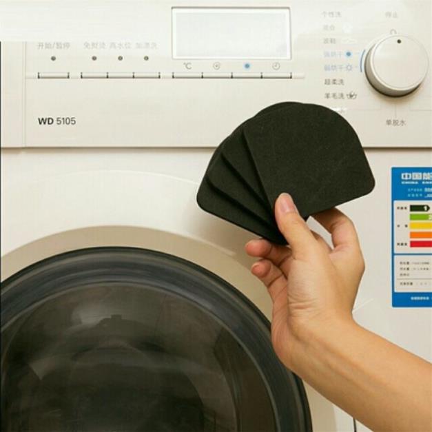 Bộ 4 Miếng Mút Kê Chân Máy Giặt, Đệm Lót Chân Tủ Lạnh Giúp Chống Rung, Chống Ồn, Chống Trơn Trượt Hiệu Quả, Bảo Vệ Sàn Nhà