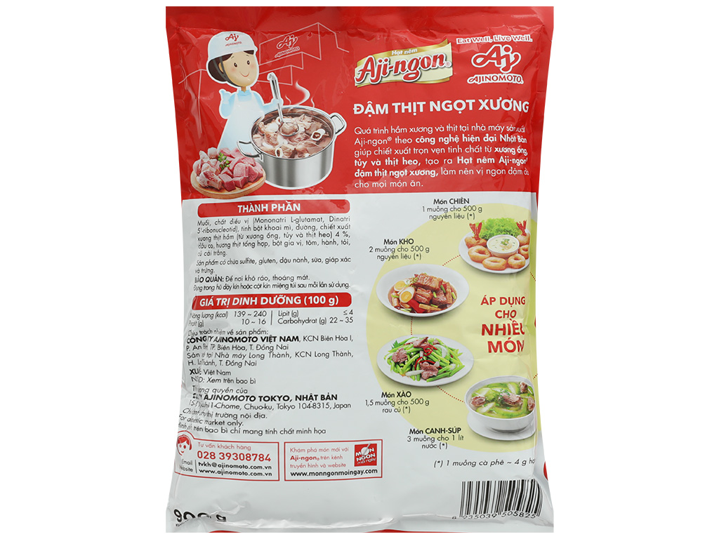 Hạt nêm Ajingon gói (170g-400g-900g)