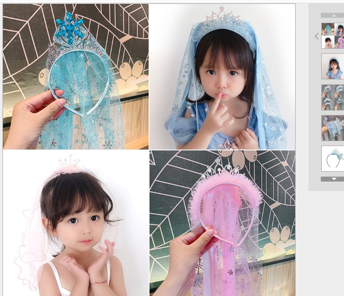 cài vương miện công chúa cho bé