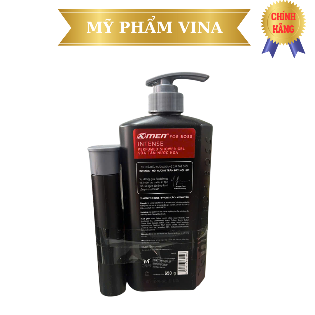 SỮA TẮM NƯỚC HOA XMEN FOR BOSS INTENSE 650ML