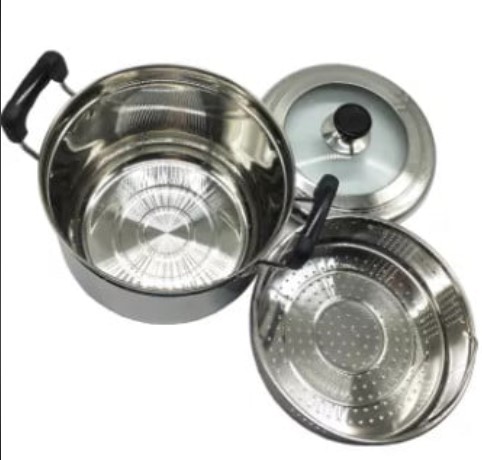 NỒI HẤP 2 ĐÁY HOÀNG GIA INOX 304